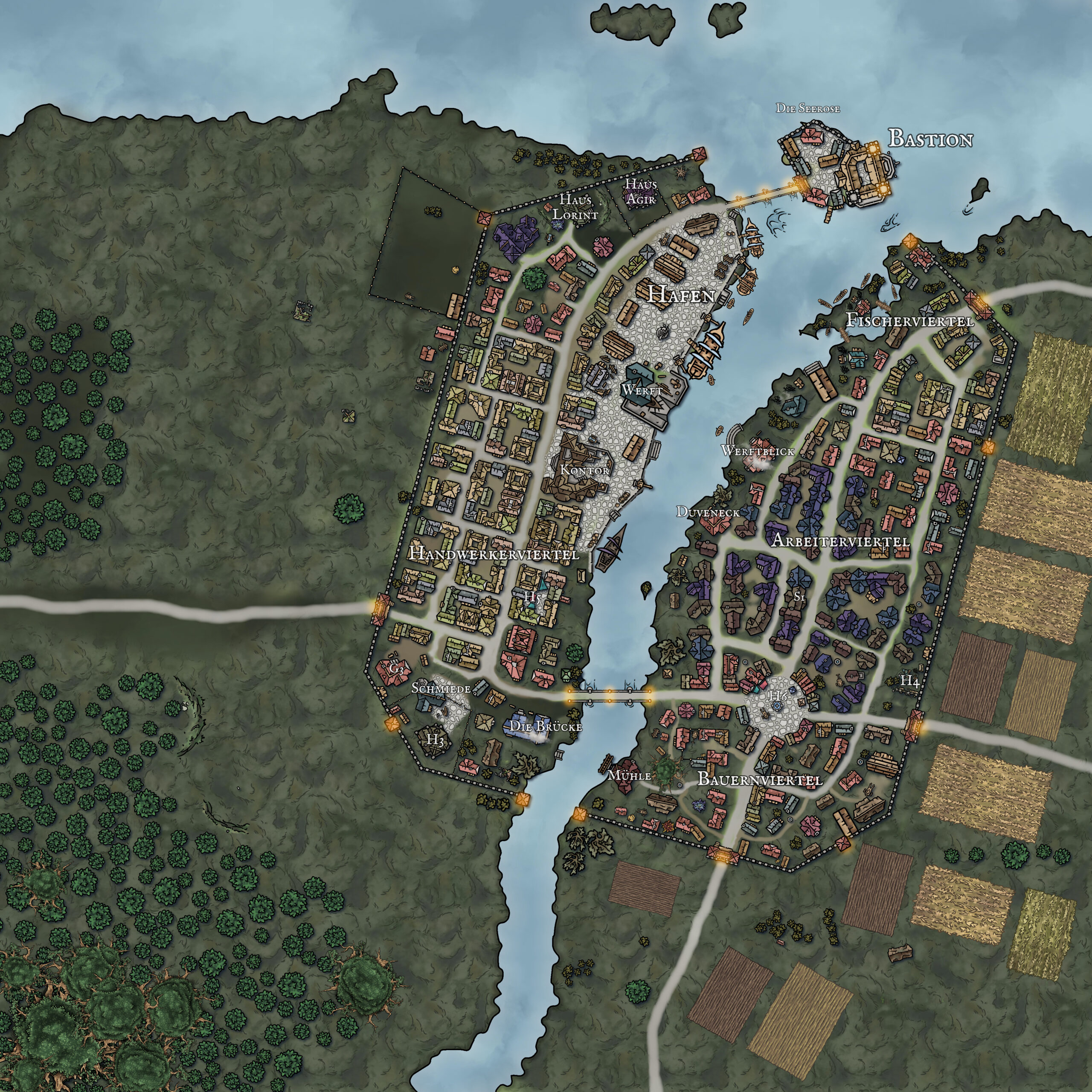 Tir'aslaan - Festung am Siesaal